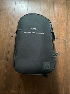 Apex Black Men's Backpack with Subtle Logo